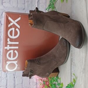 Aetrex Rubi Arch Support Boot - Dark Brown NIB